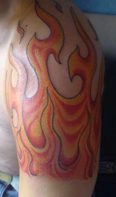 татуировка огън стойност 